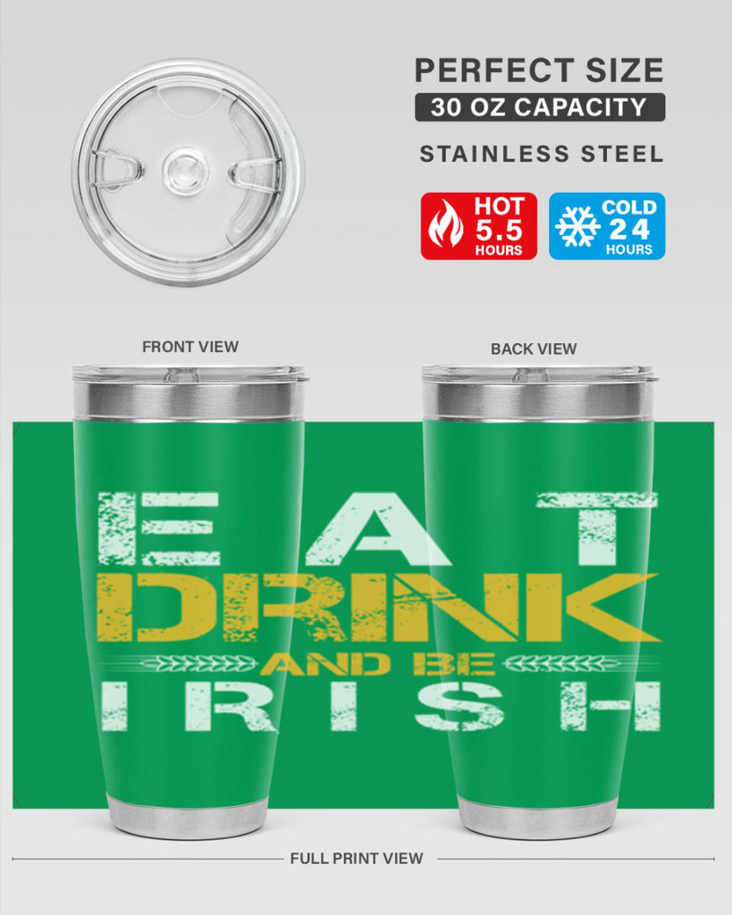 eat drink and be irish 89#- beer- Tumbler