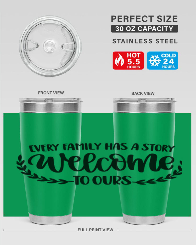 every family has a story welcome to ours 21#- home- Tumbler
