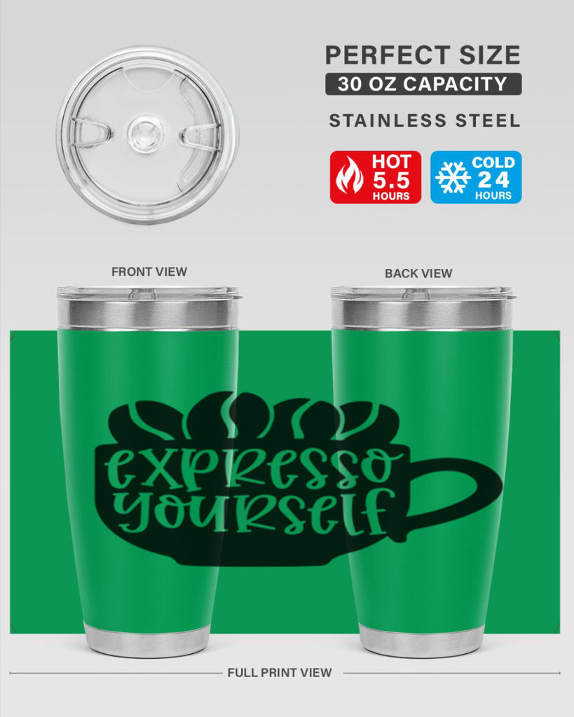 expresso yourself 56#- wine- Tumbler