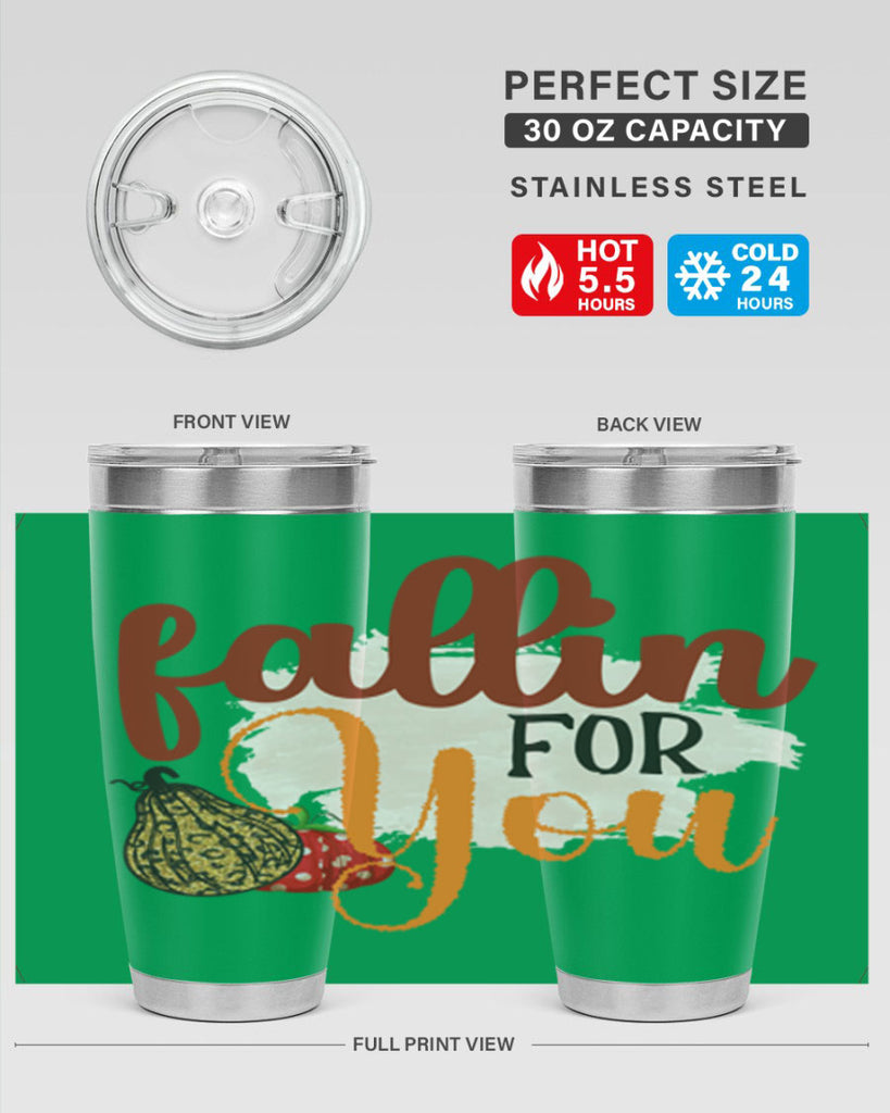 fallin for you 167#- fall- Tumbler