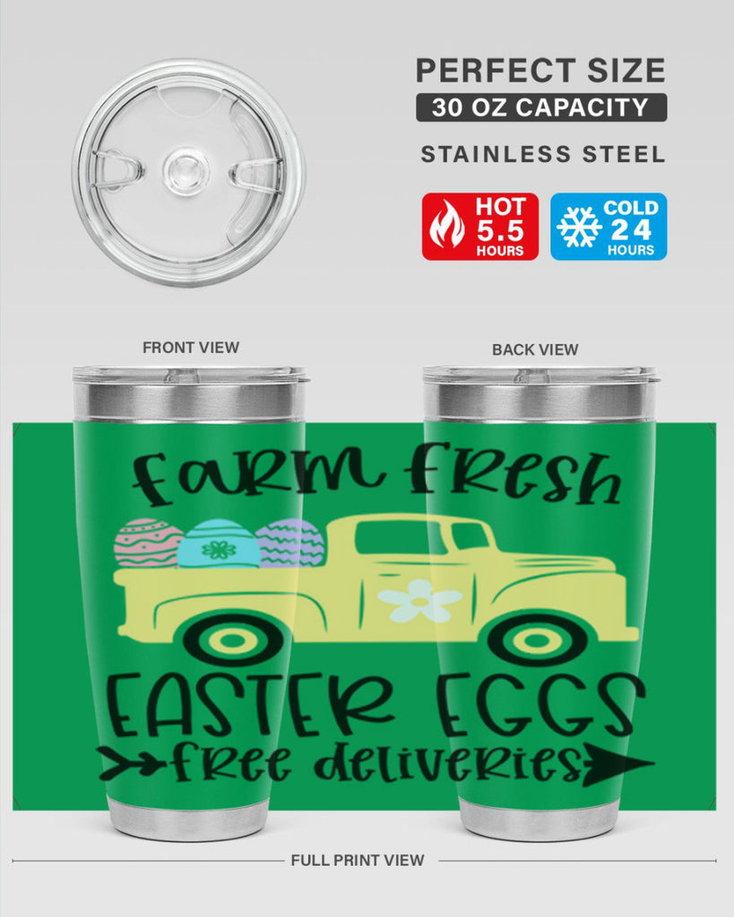 farm fresh easter eggs 46#- easter- Tumbler