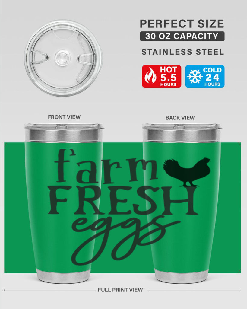 farm fresh eggs 102#- kitchen- Tumbler