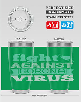 fight against corona virus Style 40#- corona virus- Cotton Tank