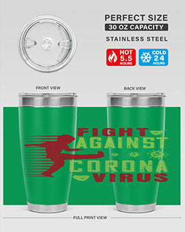 fight against corona virus Style 41#- corona virus- Cotton Tank