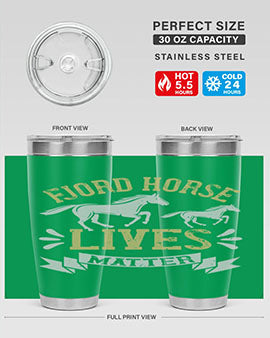 fjord horse lives matter Style 54#- horse- Tumbler