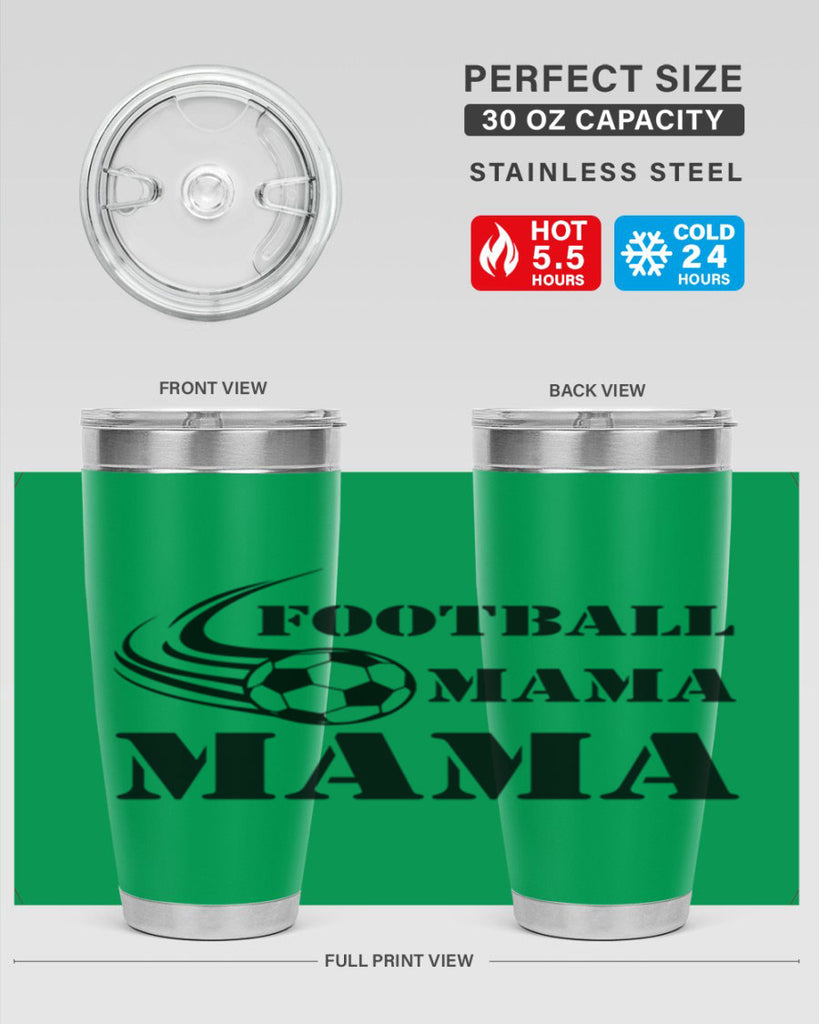 football mama 179#- mom- Tumbler