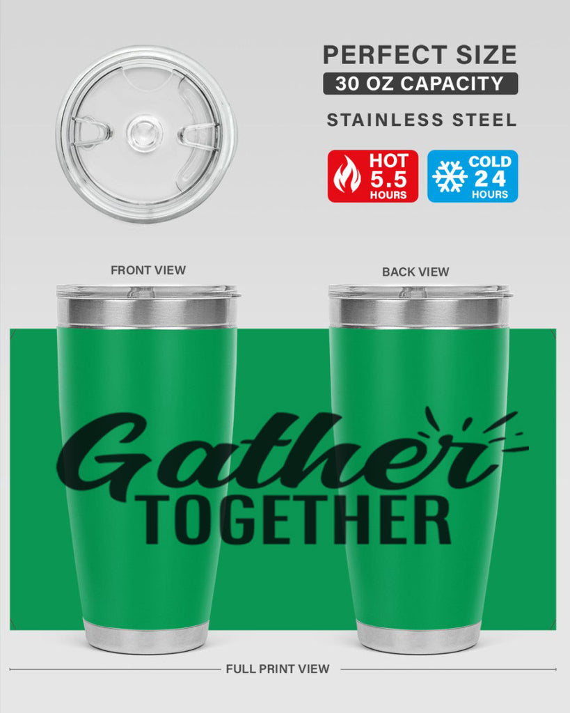 gather together 60#- thanksgiving- Tumbler