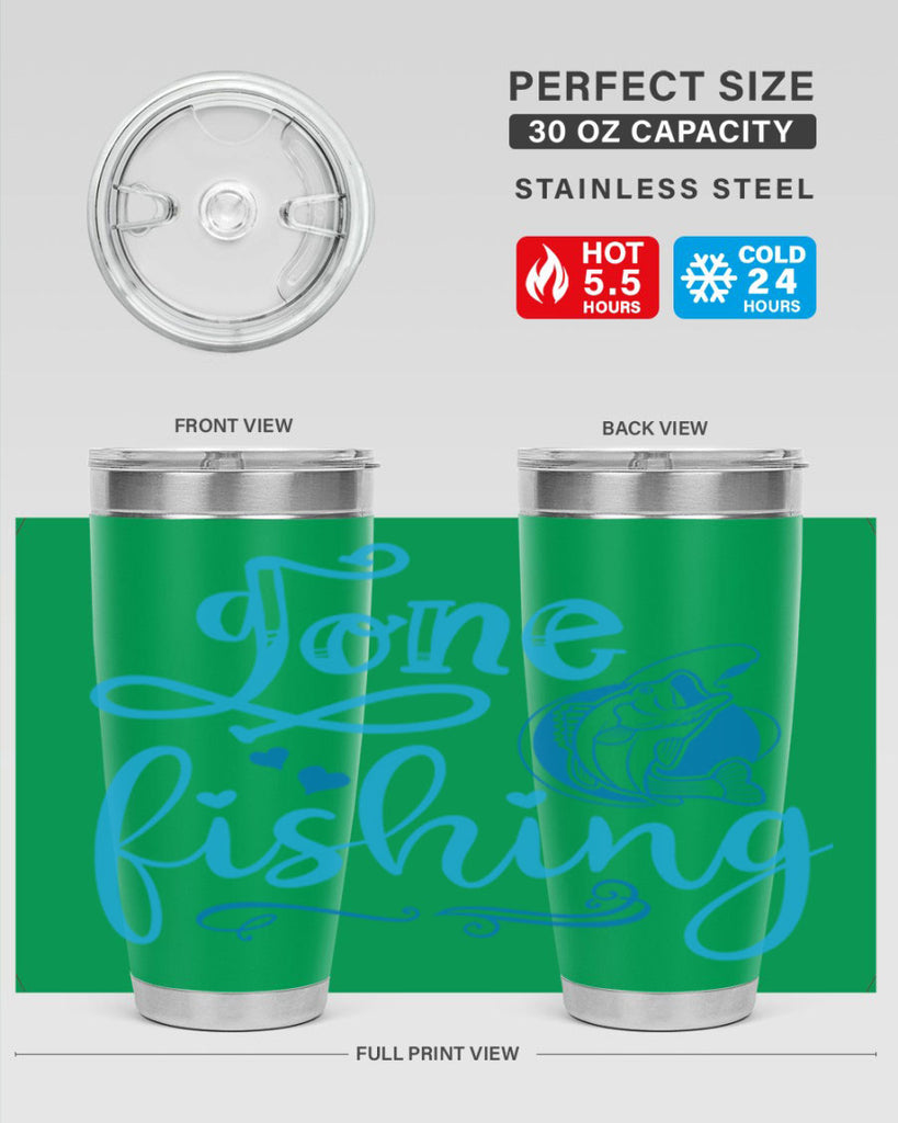 gone fishing 220#- fishing- Tumbler