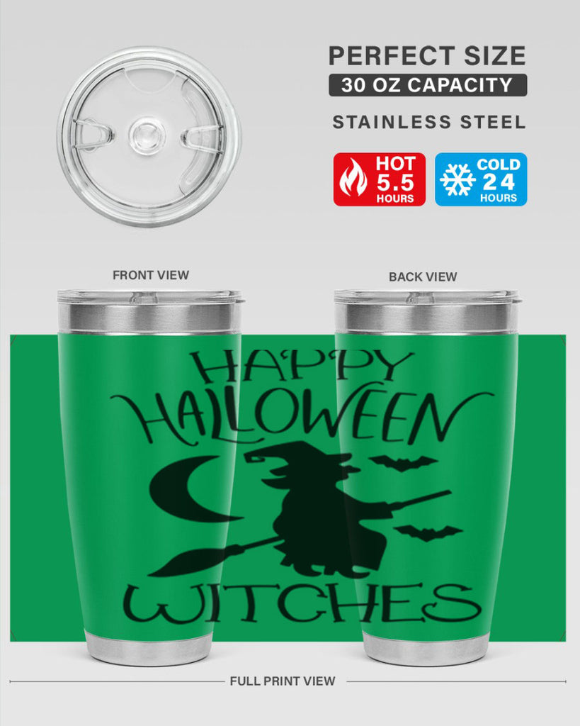 happy halloween witches 63#- halloween- Tumbler