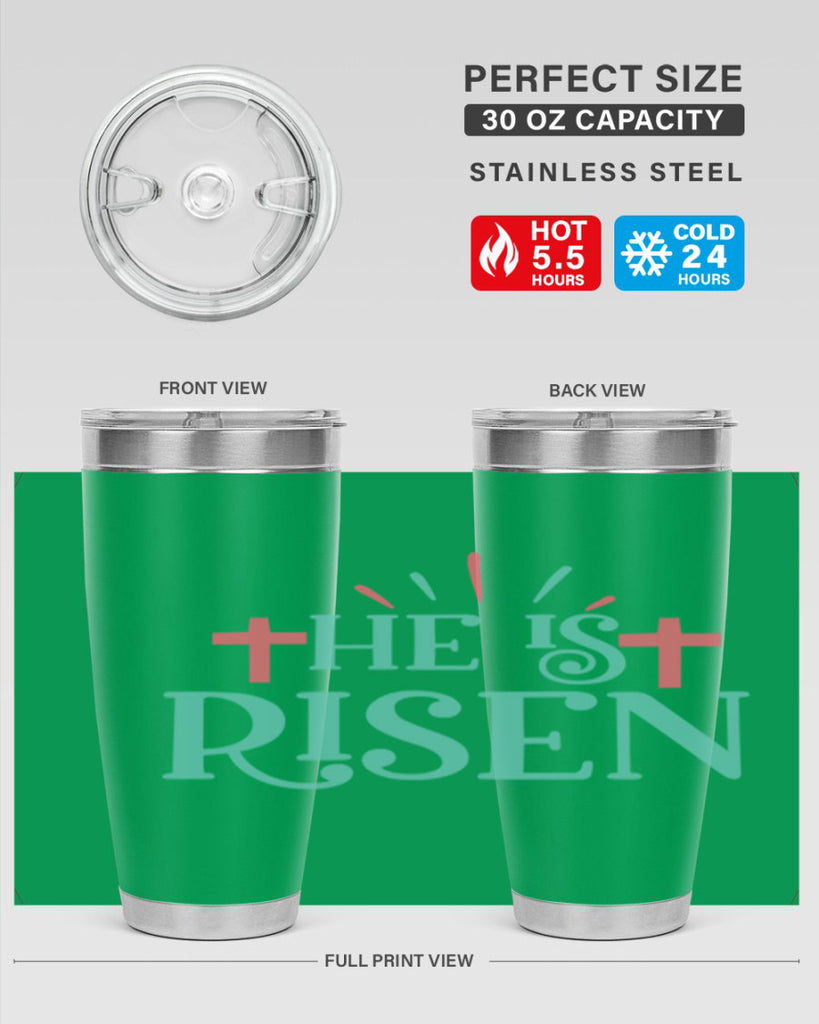 he is risen 118#- easter- Tumbler