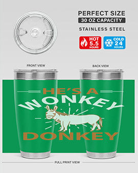 he’s a wonky donkey Style 4#- donkey- Tumbler