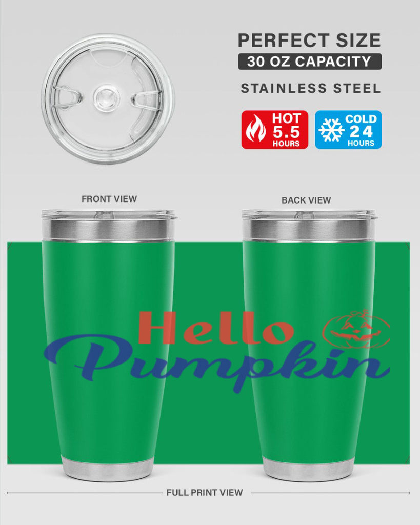 hello pumpkin 288#- fall- Tumbler