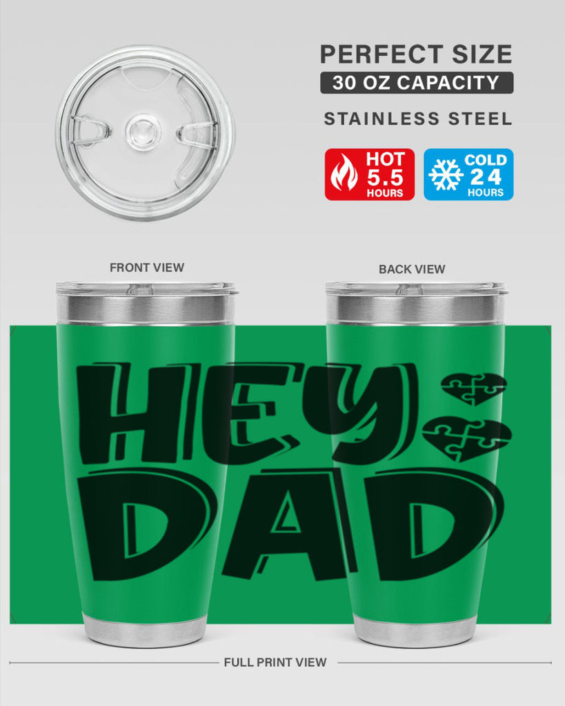 hey dad 9#- dad- Tumbler