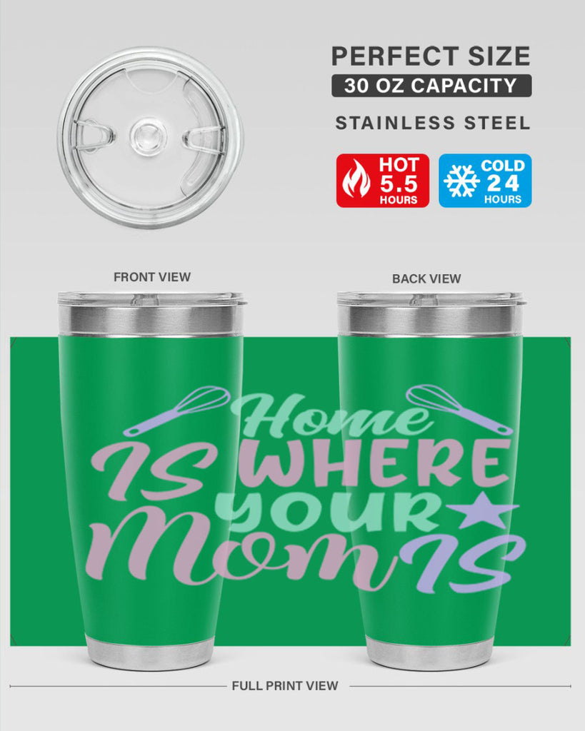 home is where your mom is 37#- home- Tumbler