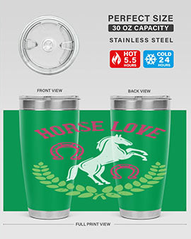 horse love Style 50#- horse- Tumbler