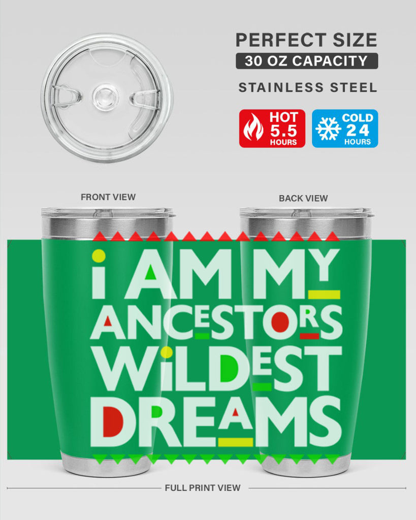 i am my  ancestors wildest dreams 115#- black words phrases- Cotton Tank