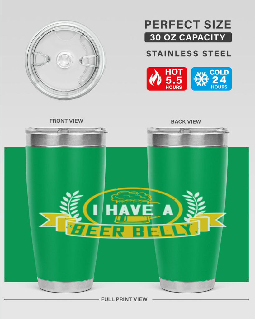 i have a beer belly 79#- beer- Tumbler