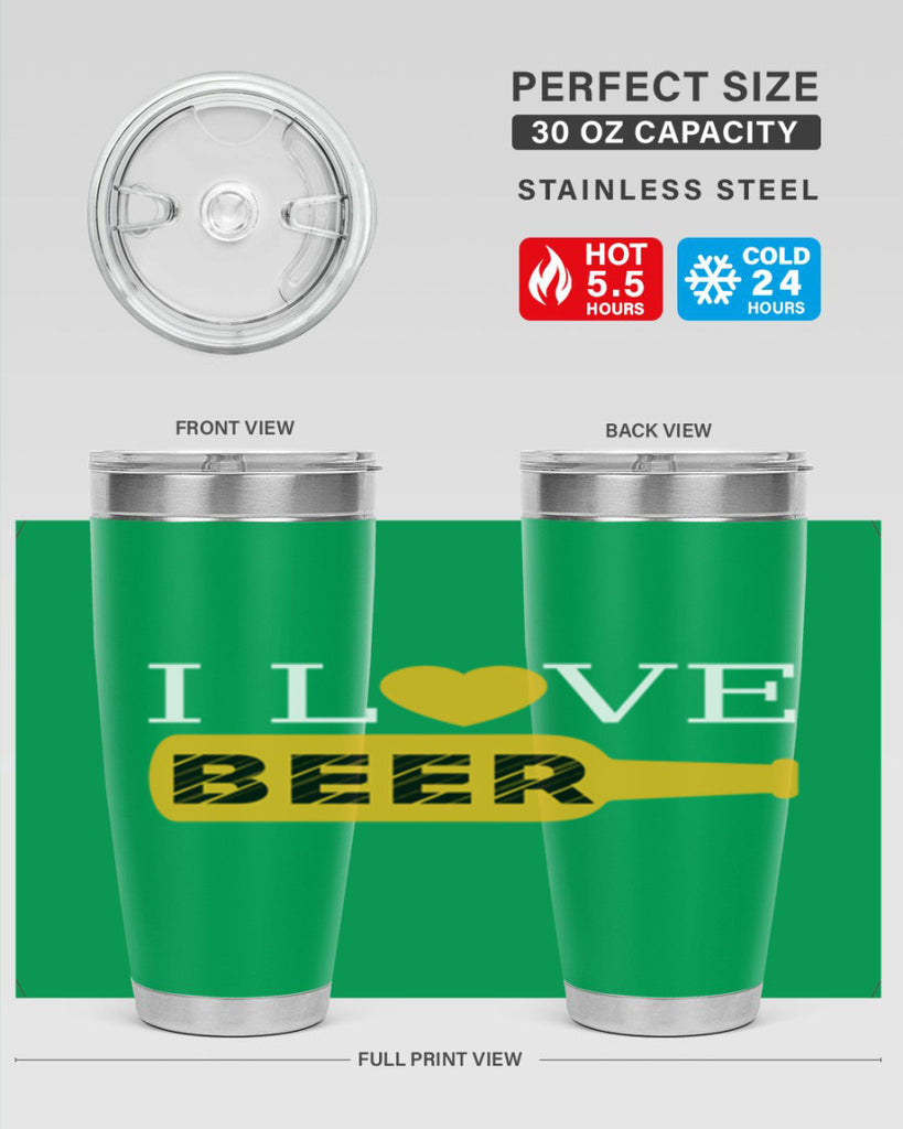 i love beer 75#- beer- Tumbler