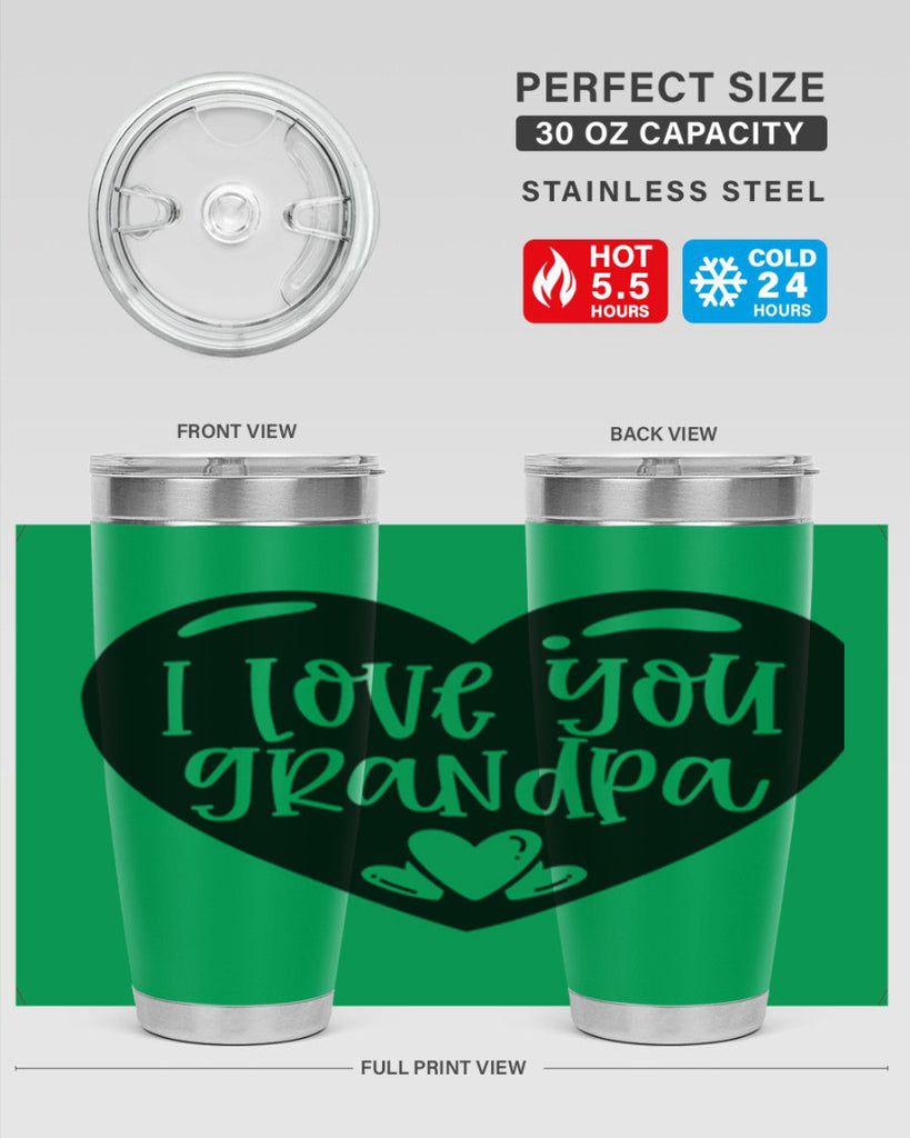 i love you grandpa 39#- fathers day- Tumbler