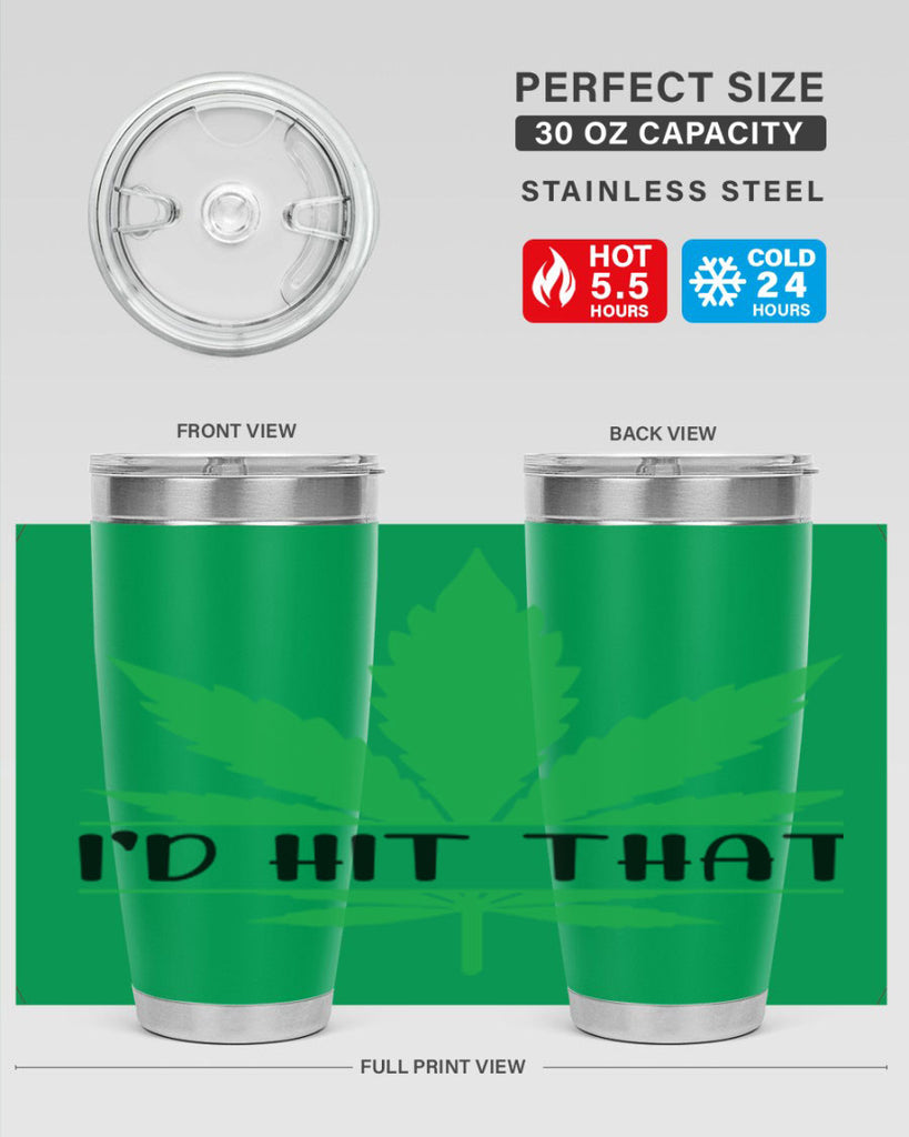 id hit that weed 143#- marijuana- Tumbler