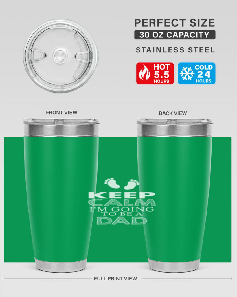 keep clam i am going to be a dad 2#- dad- Tumbler