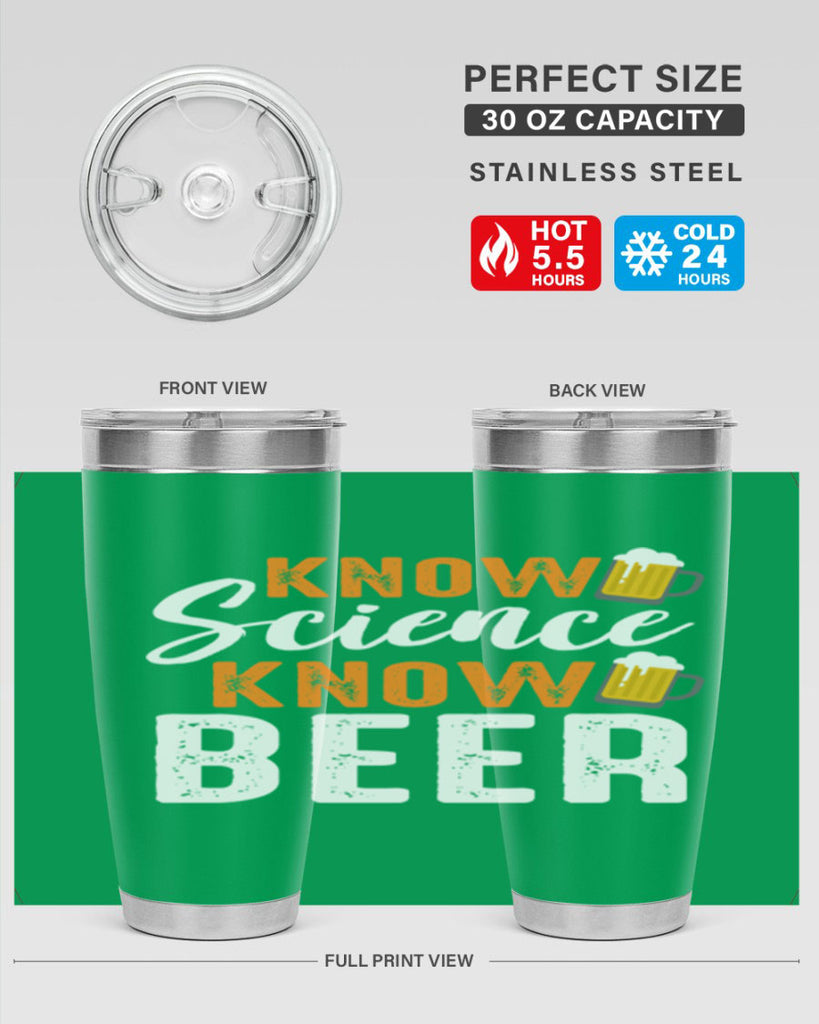 know science know beer 148#- beer- Tumbler