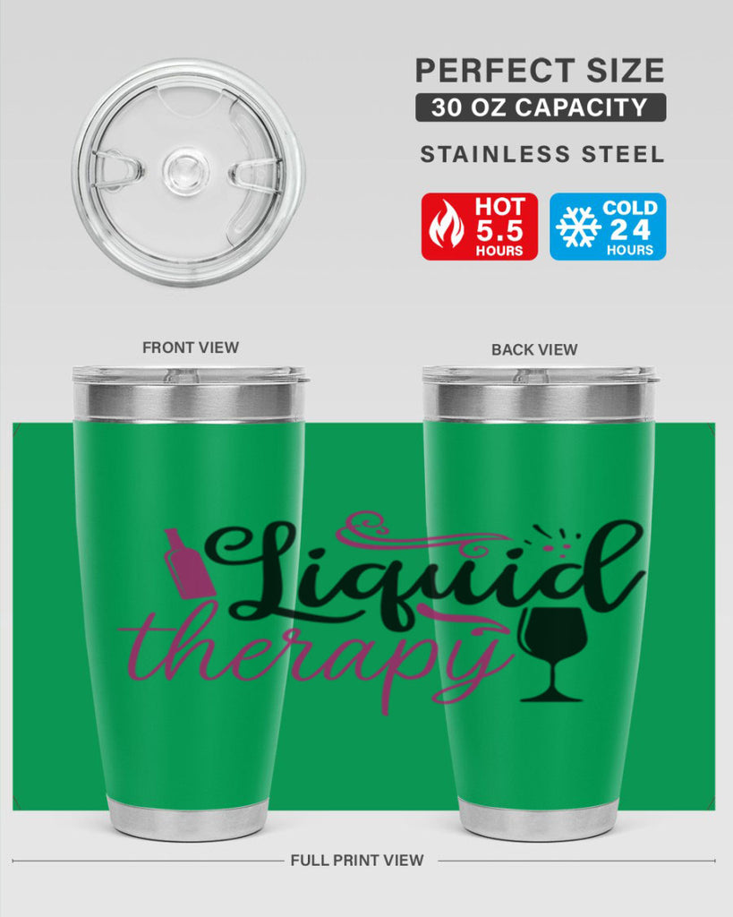 liquid therapy 185#- wine- Tumbler