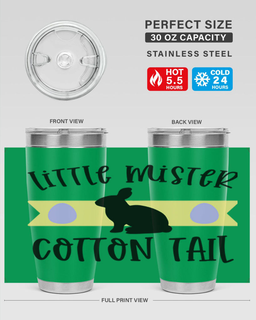 little mister cotton tail 16#- easter- Tumbler