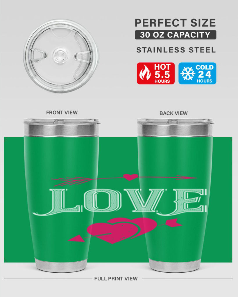 love 41#- valentines day- Tumbler