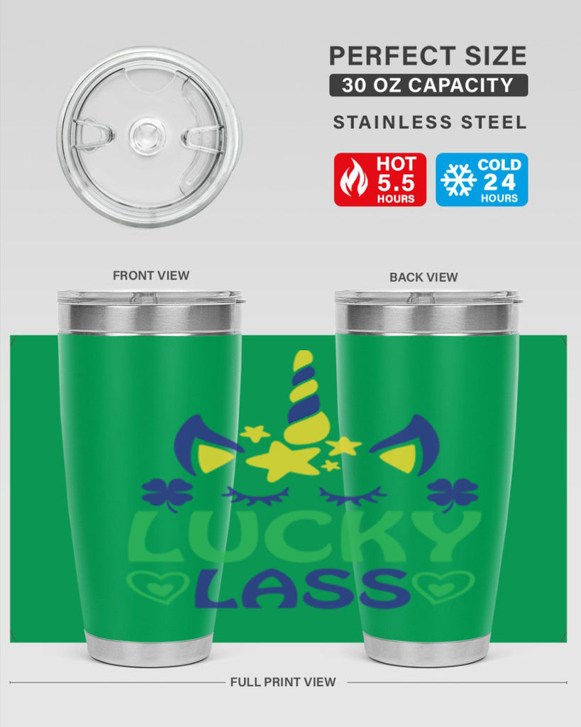 lucy lass 11#- mardi gras- Tumbler