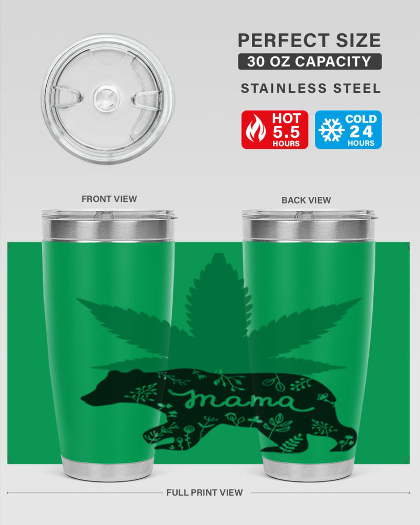 mama bear weed 196#- marijuana- Tumbler