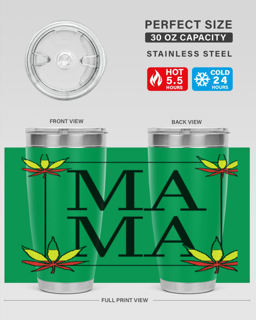 mama weed 197#- marijuana- Tumbler