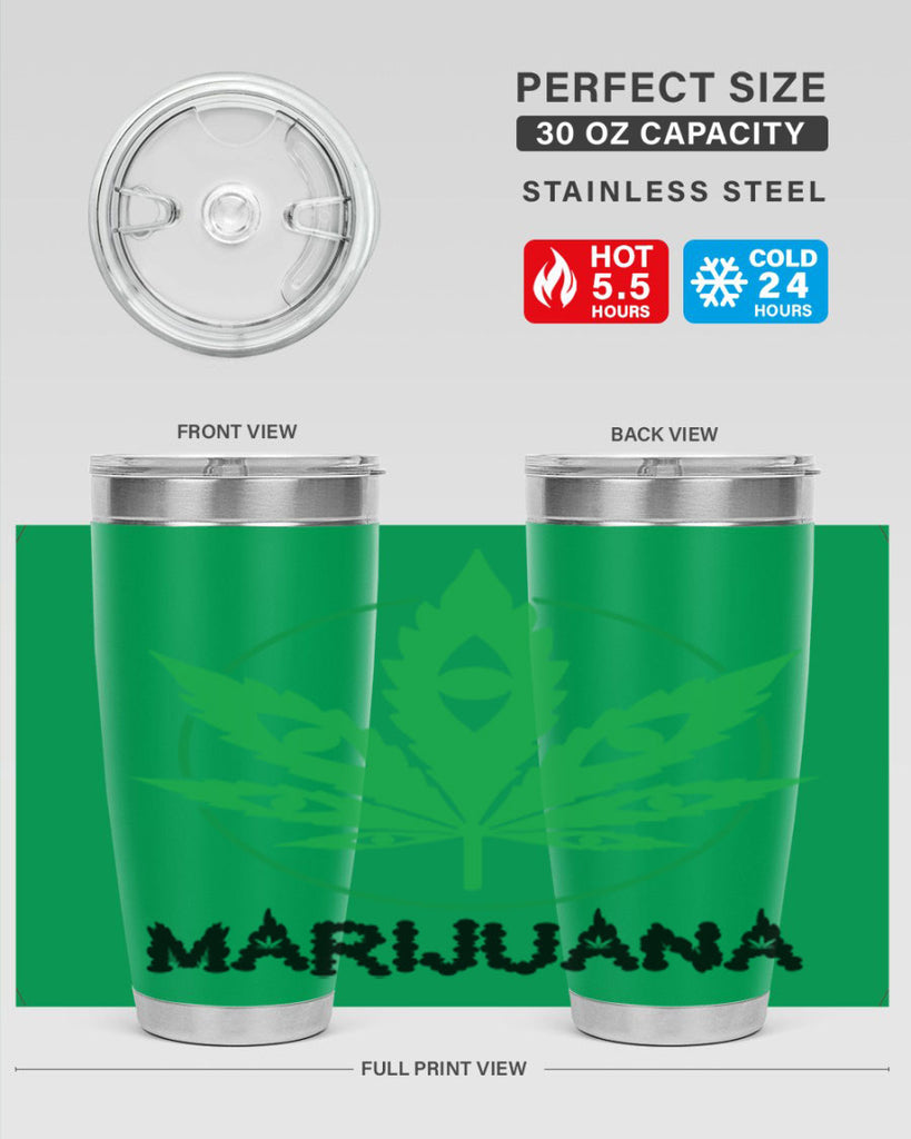 marijuana 198#- marijuana- Tumbler