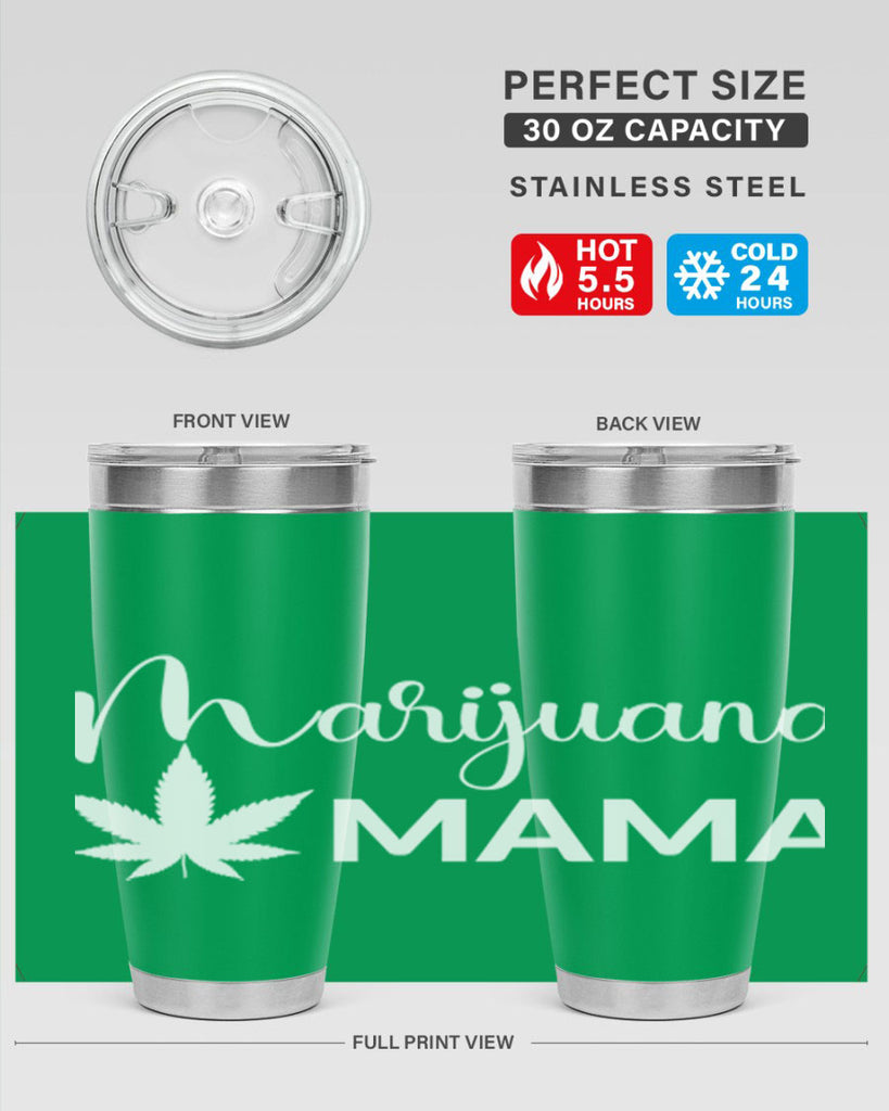 marijuana mama 203#- marijuana- Tumbler