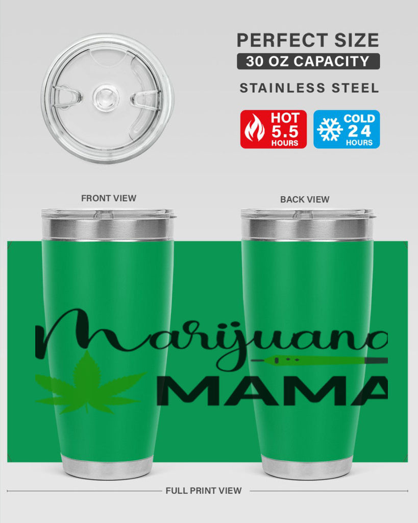 marijuana mama 204#- marijuana- Tumbler