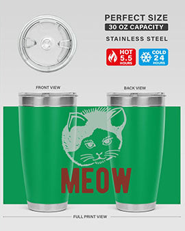 meow Style 69#- cat- Tumbler