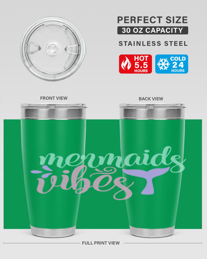 mermaids vibes 5#- mermaid- Tumbler