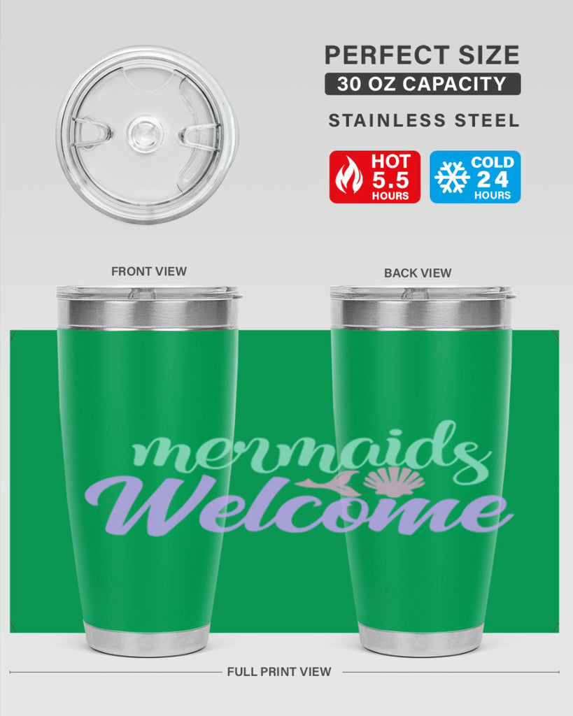 mermaids welcome 6#- mermaid- Tumbler
