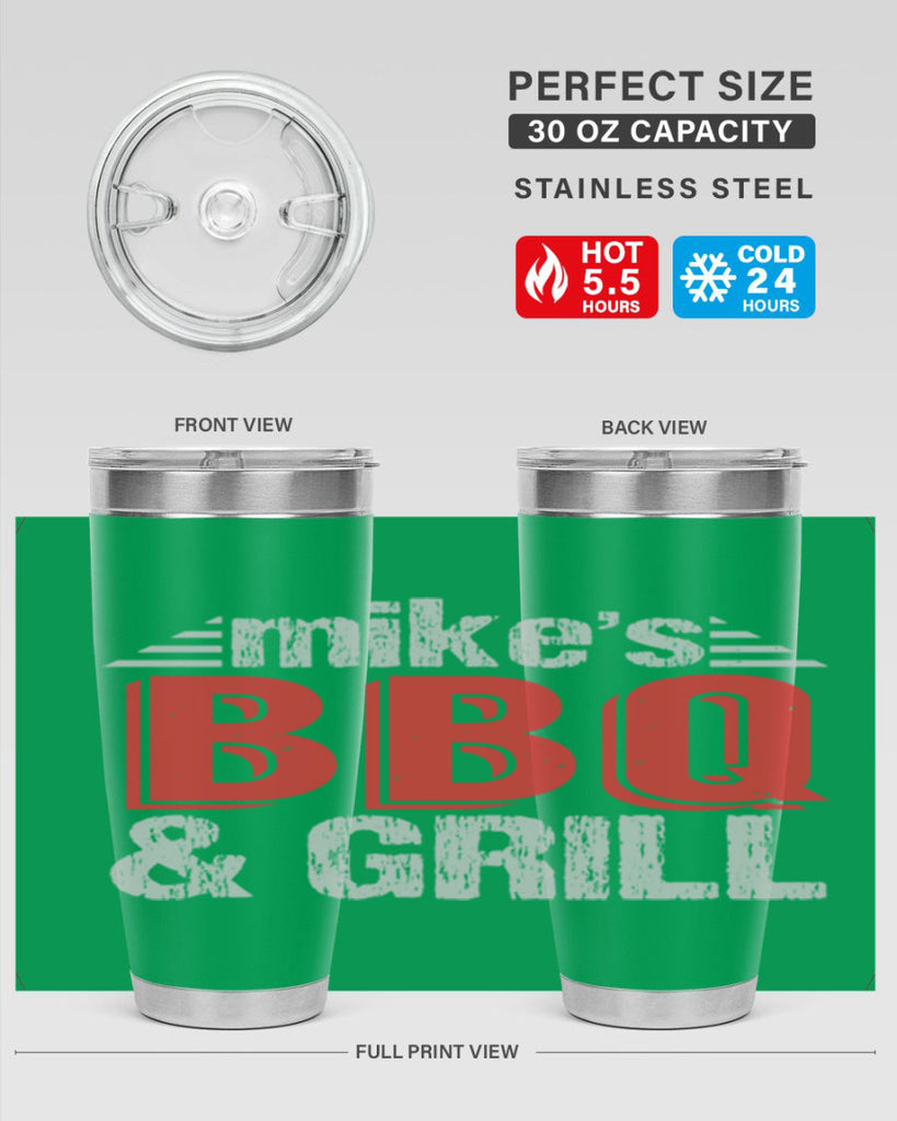 mikes bbq and grill 23#- bbq- Tumbler