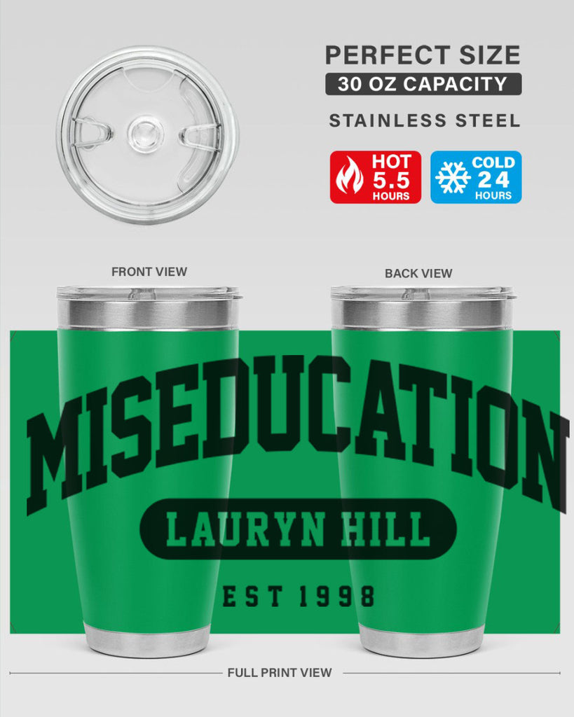 miseducation of lauryn hill college 67#- black words phrases- Cotton Tank