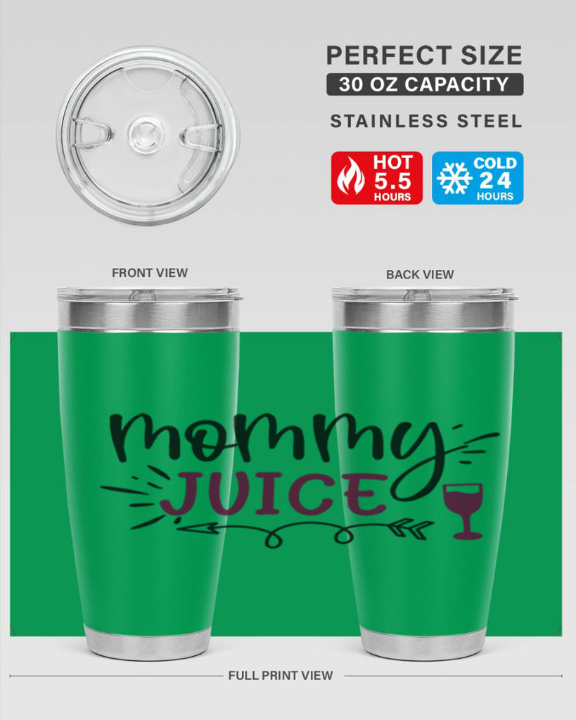 mommy juice 182#- wine- Tumbler