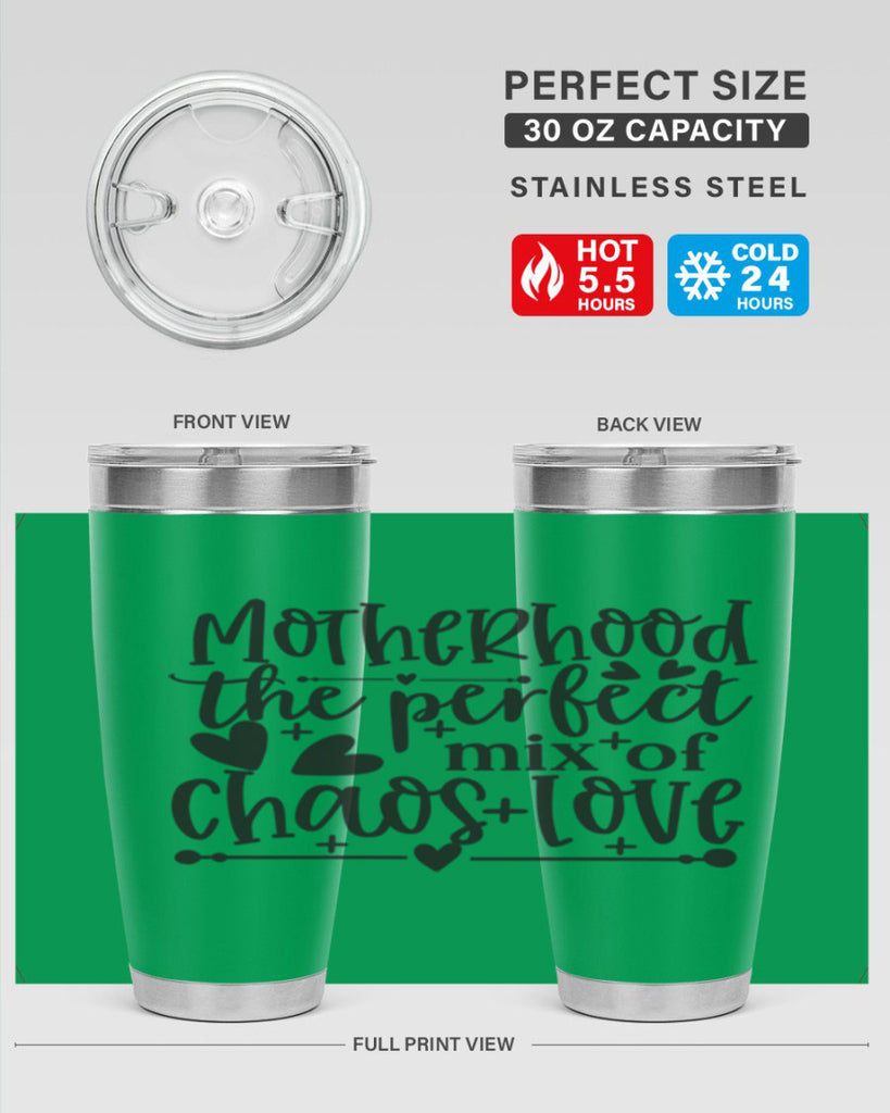 motherhood the perfect chas love 375#- mom- Tumbler