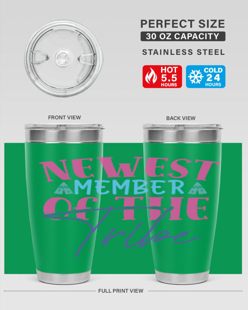 newest member of the tribe Style 211#- baby- tumbler