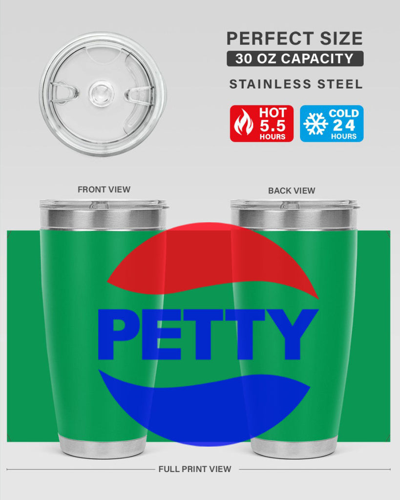 petty  pepsi 54#- black words phrases- Cotton Tank