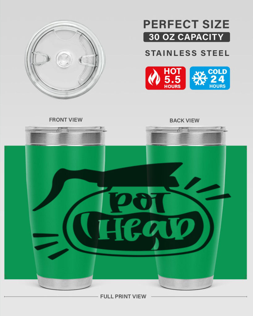 pot head 44#- coffee- Tumbler