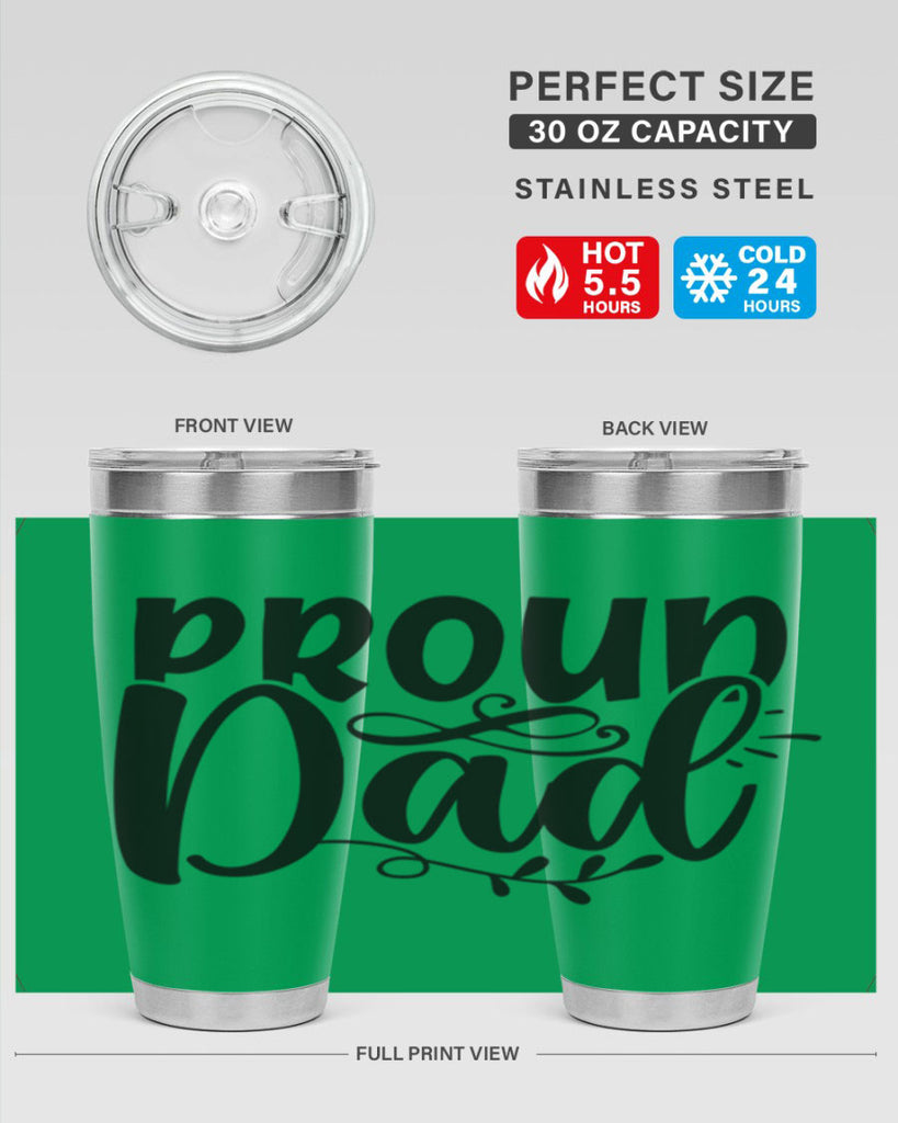 proud dad 71#- dad- Tumbler