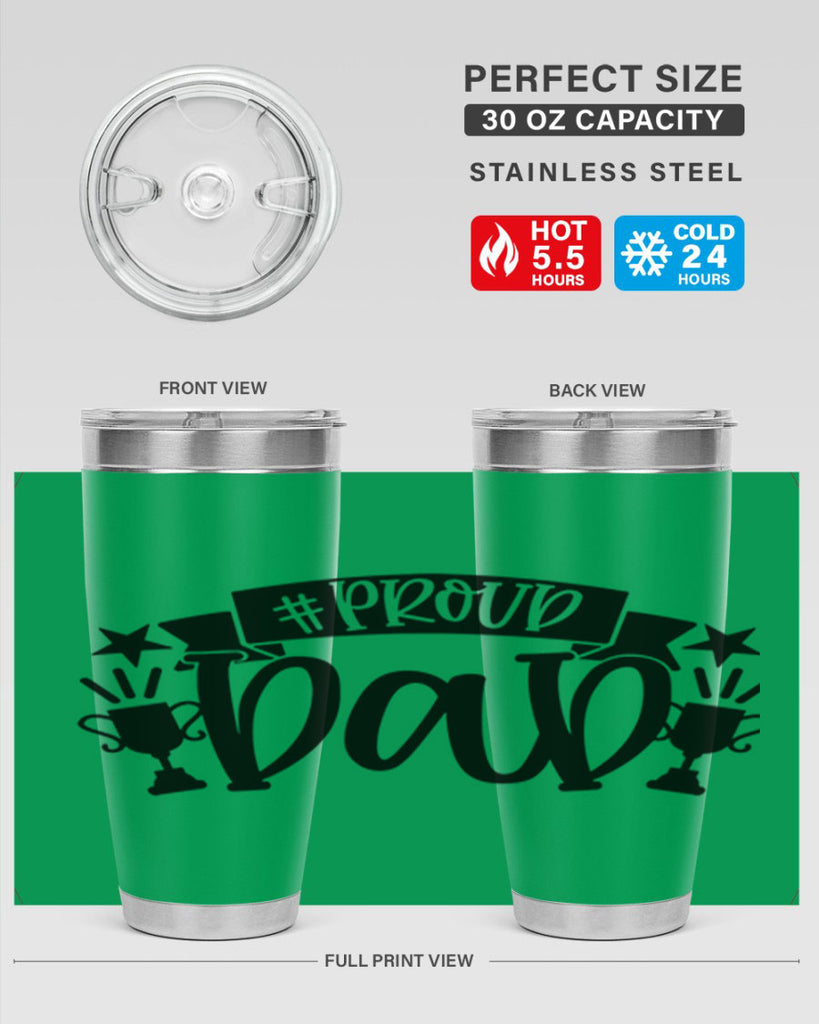 proud dad 75#- fathers day- Tumbler
