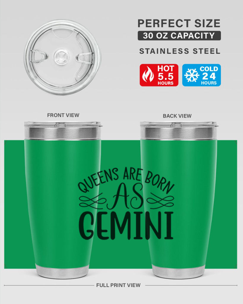 queens are born as gemini 392#- zodiac- Tumbler