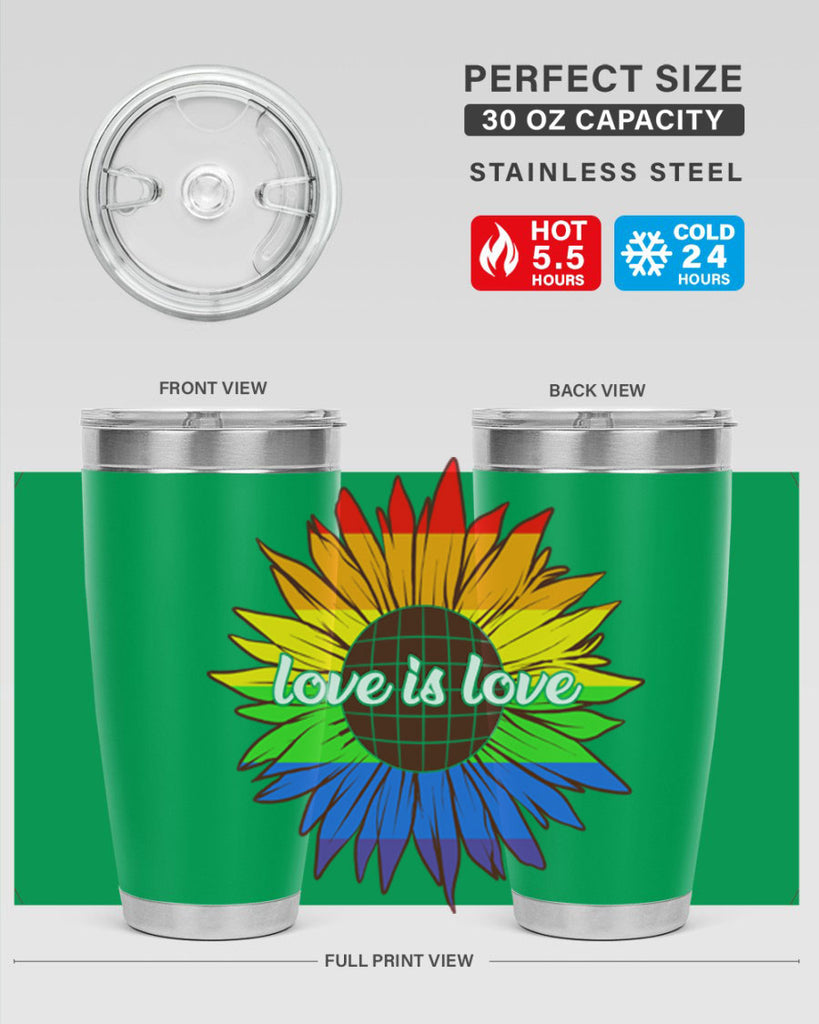 rainbow sunflower love is love 26#- lgbt- Tumbler