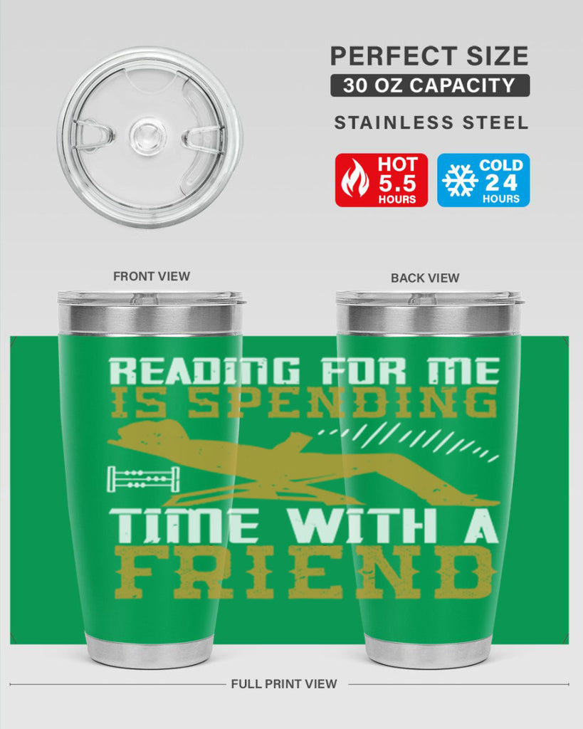 reading for me is spending time with a friend 19#- reading- Tumbler